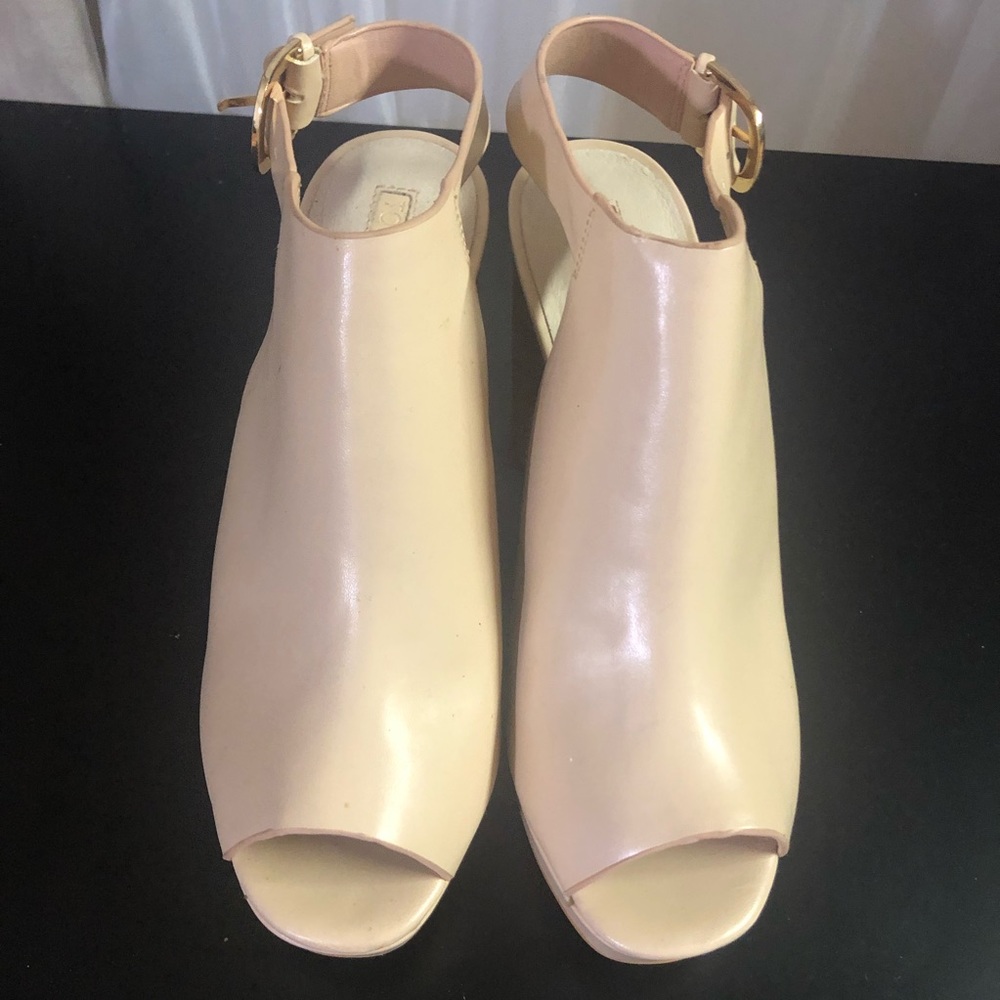 TOPSHOP Light Pink Chunky Heels